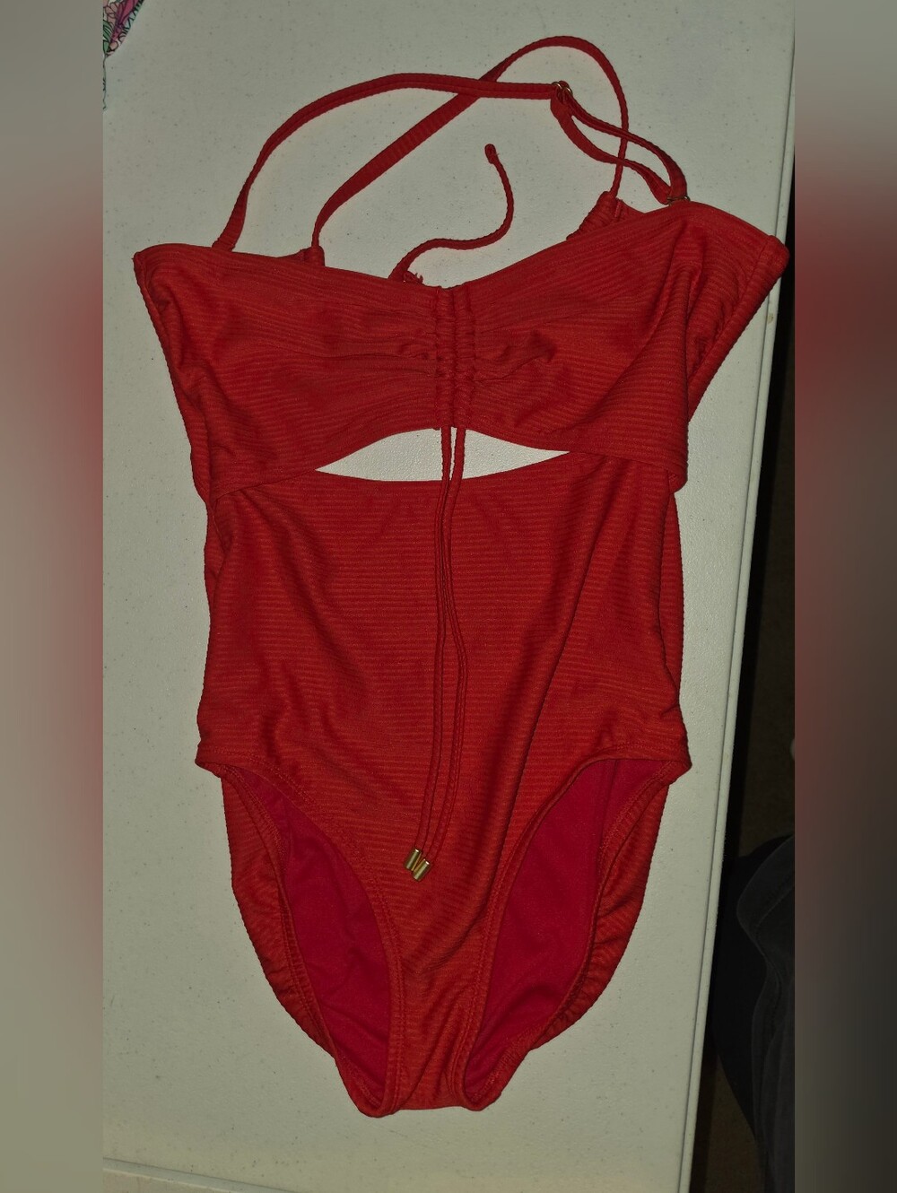 Women's Ribbed One Piece Swimsuit